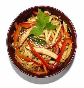 WOK с курицей