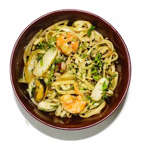 WOK c морепродуктами